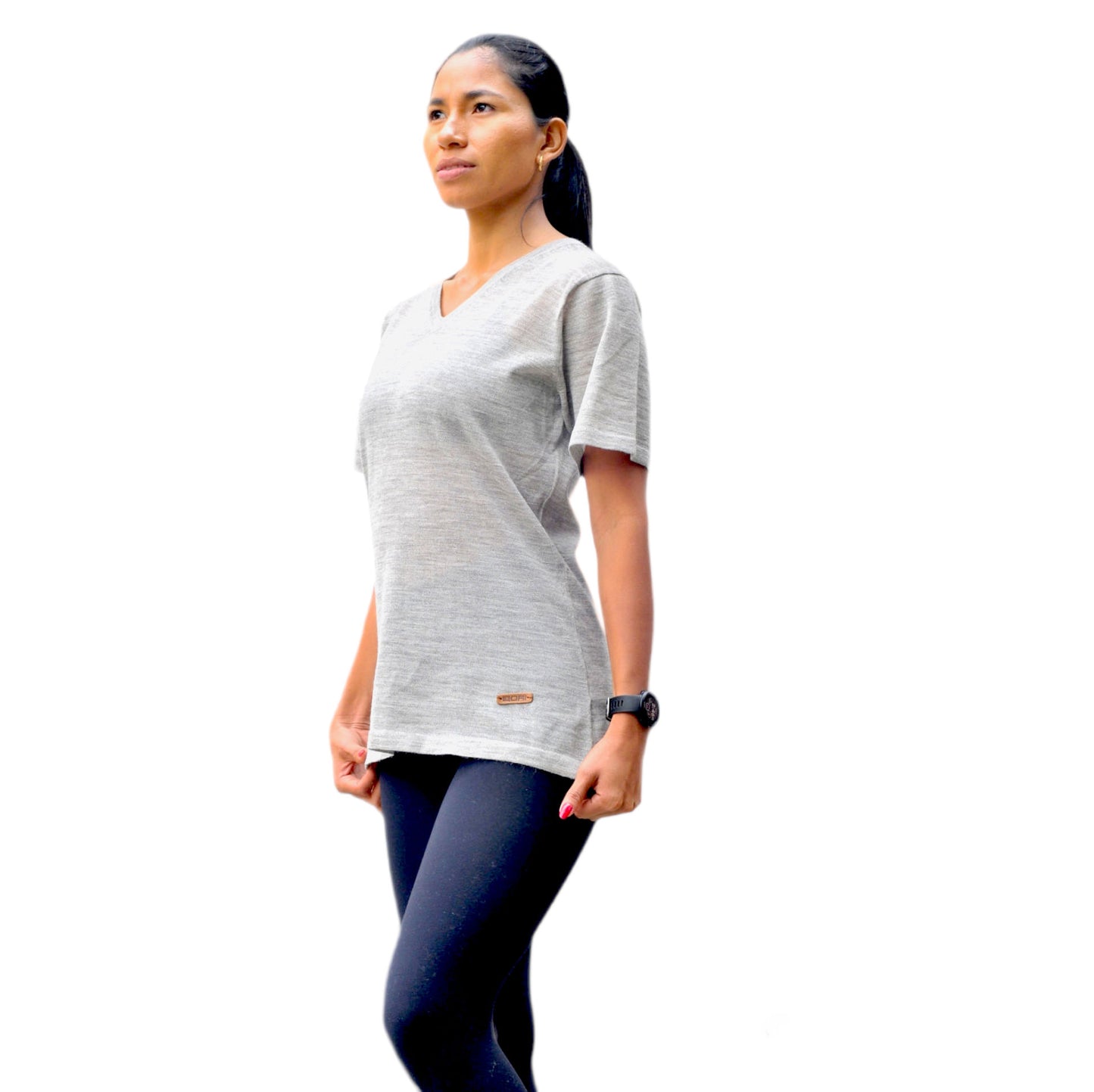 T-Shirt Qori Sport léger - collet en V