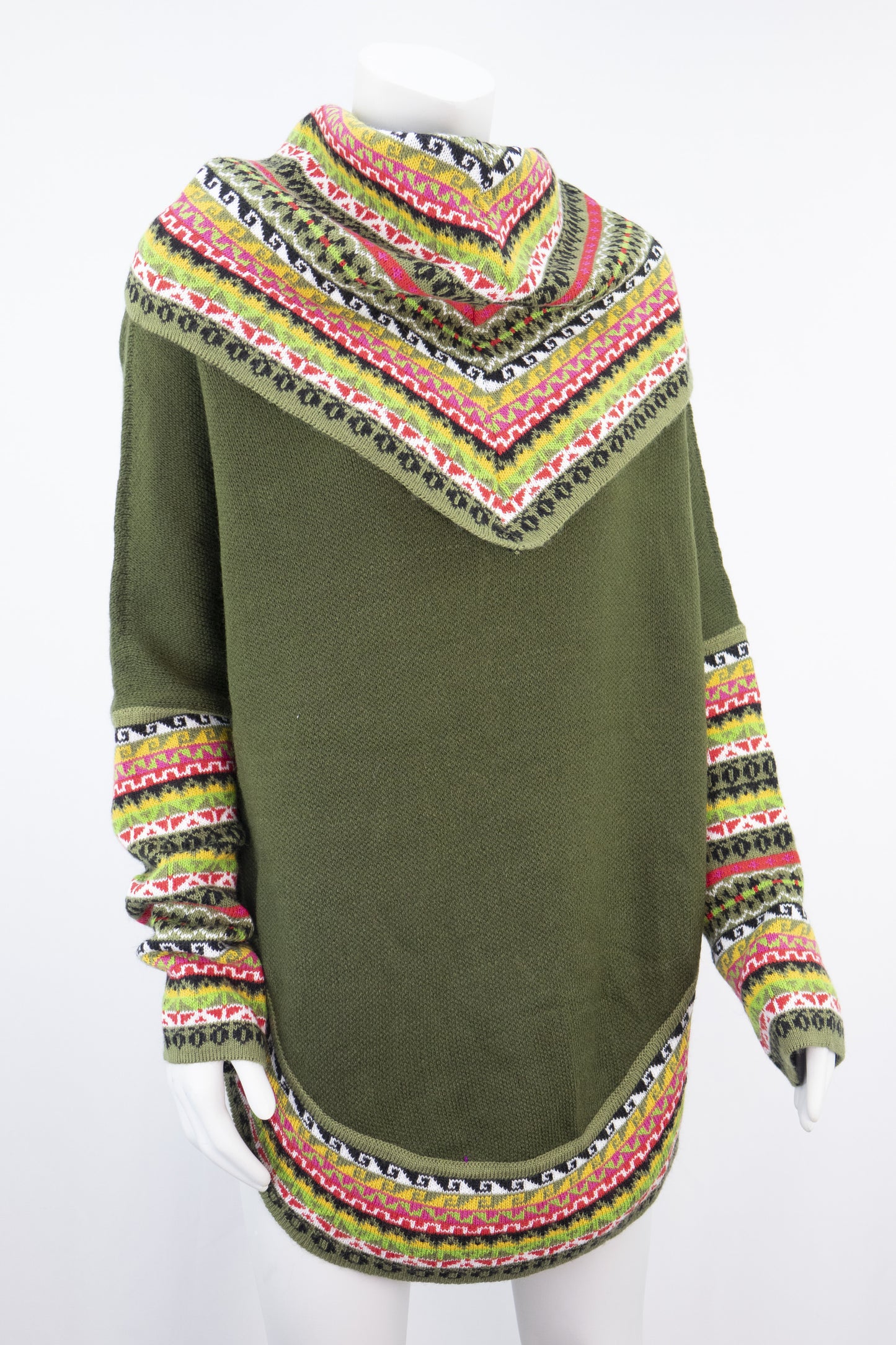 Poncho avec manches et collet Tarjeta