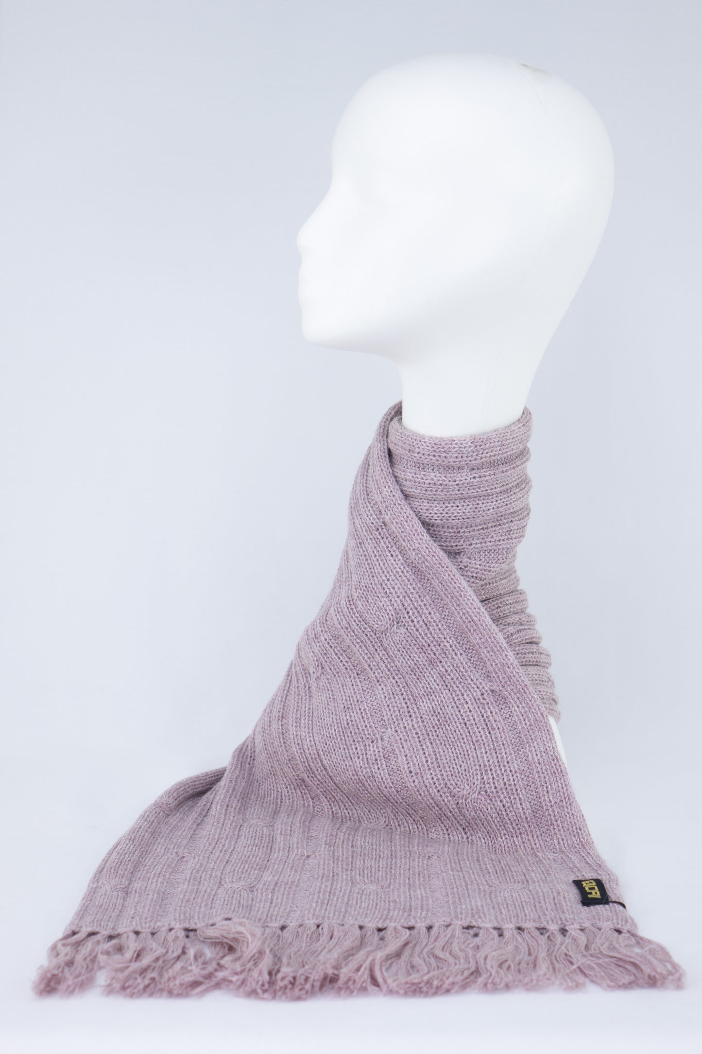 Foulard tressé - bébé alpaga
