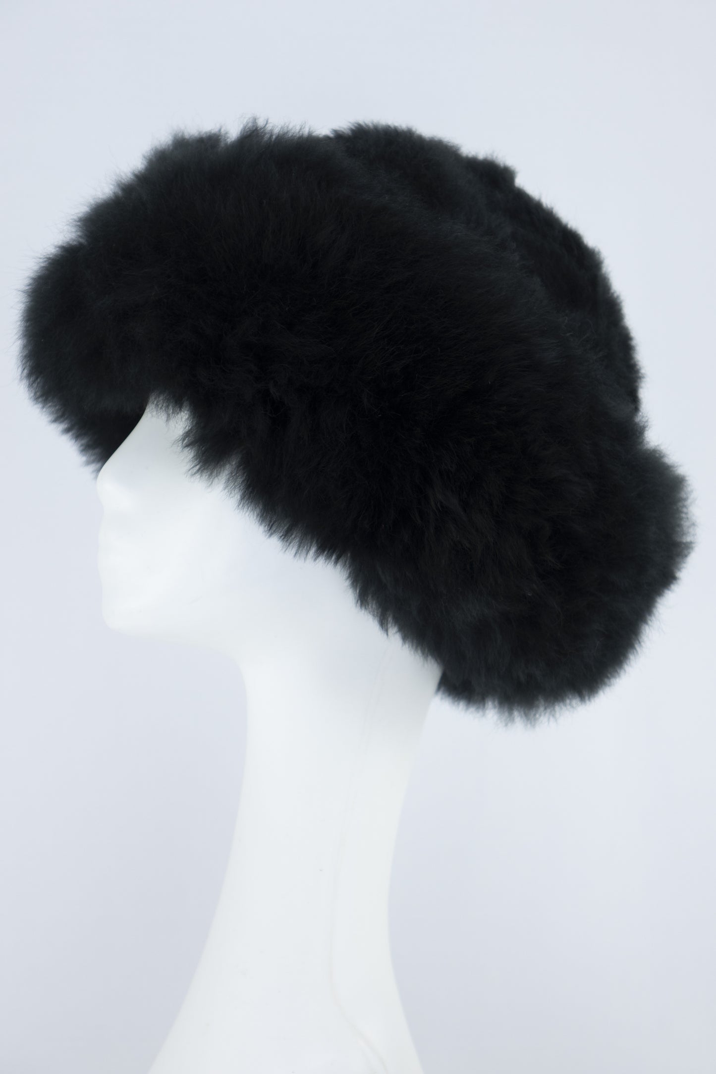 Chapeau en fourrure d'alpaga