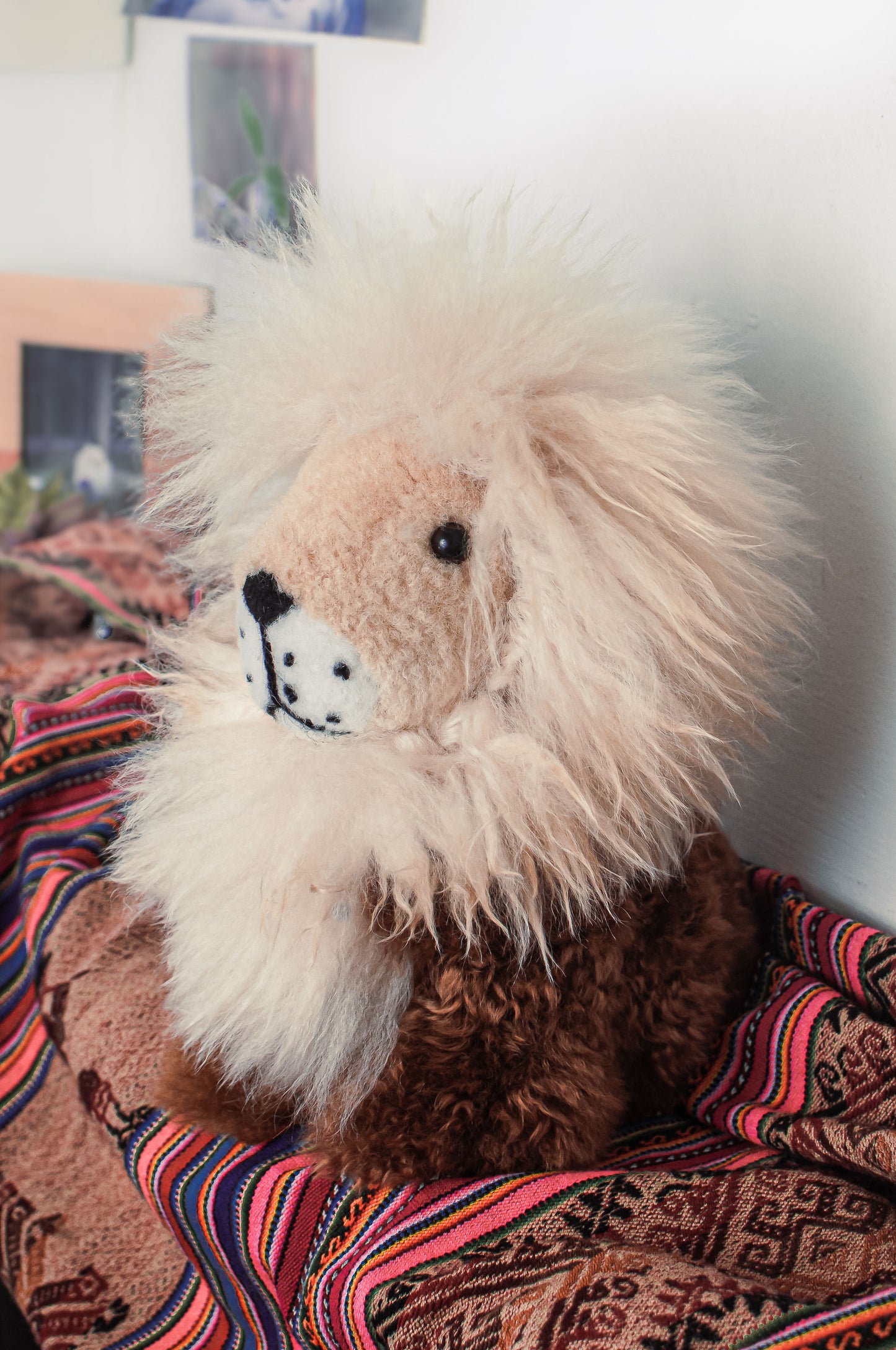 Peluche en alpaga 20 cm