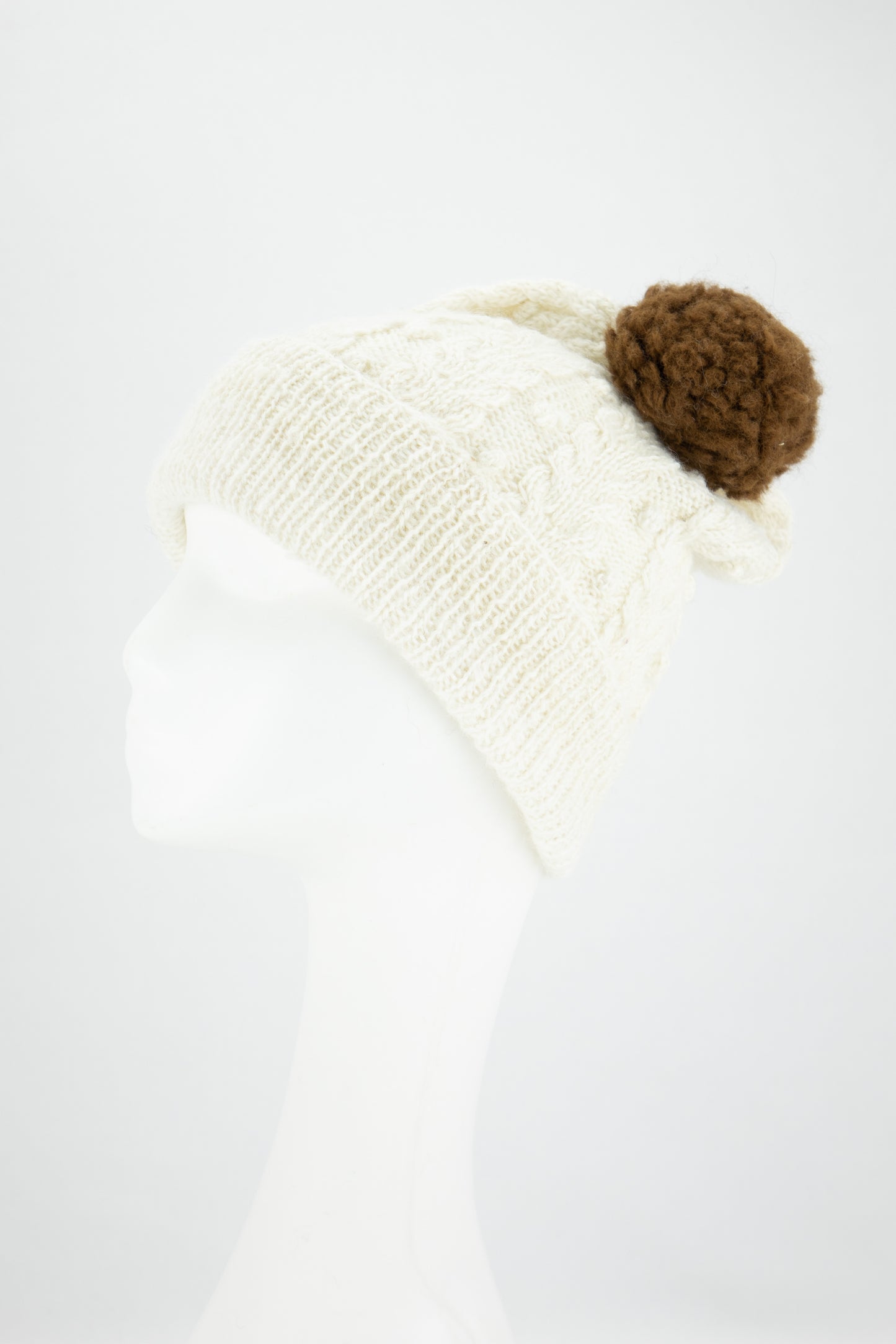 Tuque artisanale avec pompon