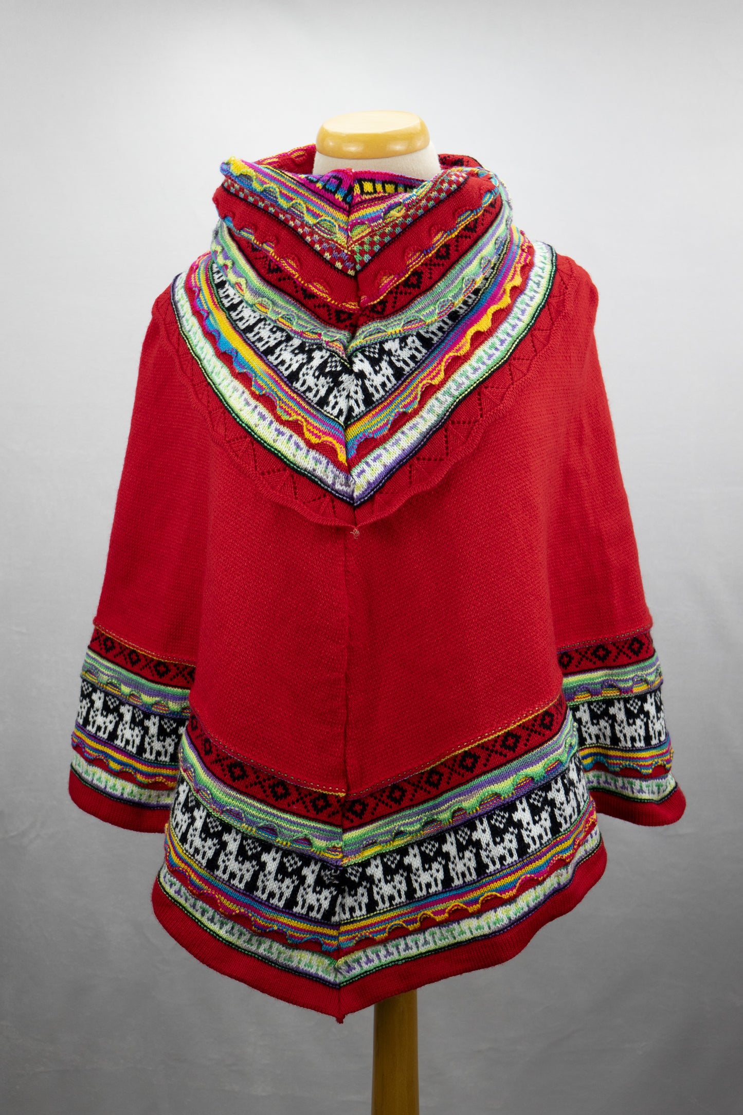 Ponchos avec collet bouffant