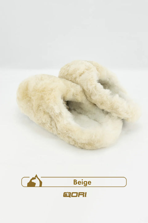 Pantoufles babouche alpaga Huacaya - Cliquez pour voir les couleurs