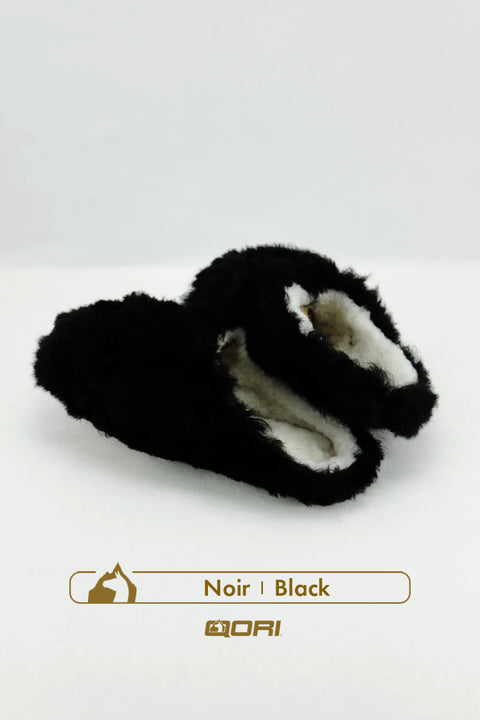 Pantoufles babouche alpaga Huacaya - Cliquez pour voir les couleurs