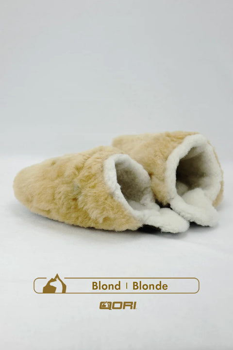 Pantoufles babouche alpaga Huacaya - Cliquez pour voir les couleurs