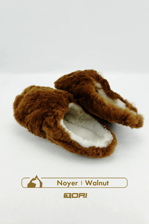Pantoufles babouche alpaga Huacaya - Cliquez pour voir les couleurs