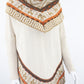 Poncho avec manches et collet Alpaga