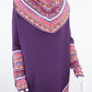 Poncho avec manches et collet Tarjeta