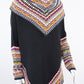 Poncho avec manches et collet Tarjeta