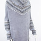 Poncho avec manches et collet Tarjeta