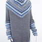 Poncho avec manches et collet Tarjeta