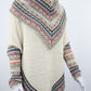 Poncho avec manches et collet Tarjeta
