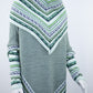 Poncho avec manches et collet Tarjeta