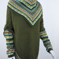Poncho avec manches et collet Tarjeta