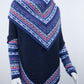 Poncho avec manches et collet Tarjeta