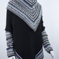 Poncho avec manches et collet Tarjeta