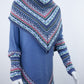 Poncho avec manches et collet Tarjeta