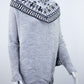 Poncho avec manches et collet Alpaga
