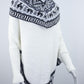 Poncho avec manches et collet Alpaga