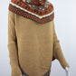 Poncho avec manches et collet Alpaga
