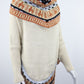 Poncho avec manches et collet Alpaga