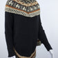 Poncho avec manches et collet Alpaga