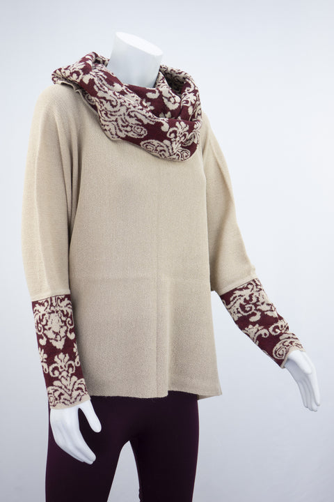 Chandail avec collet - bébé alpaga