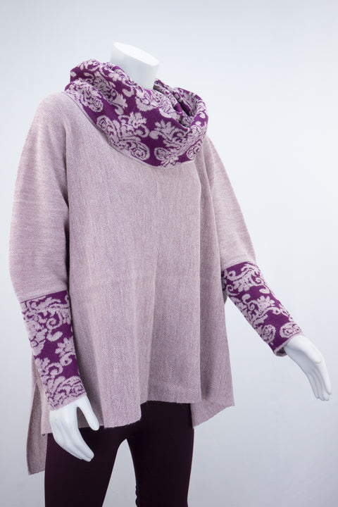 Chandail avec collet - bébé alpaga