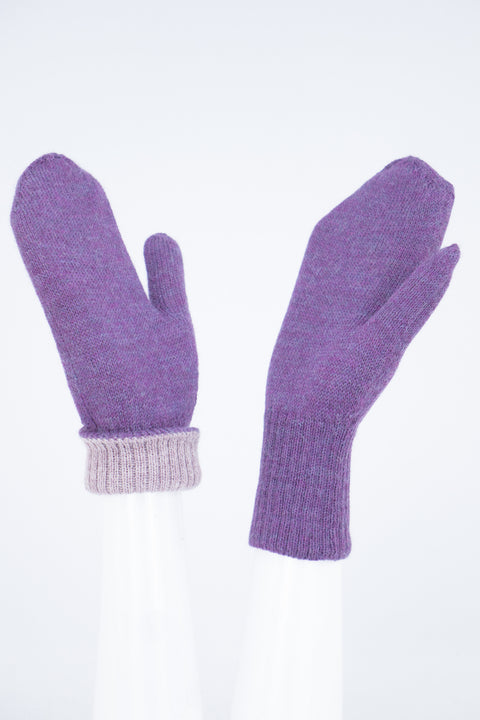 Mitaine réversibles - bébé alpaga