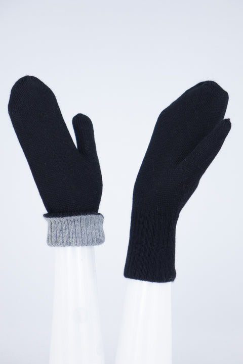 Mitaine réversibles - bébé alpaga