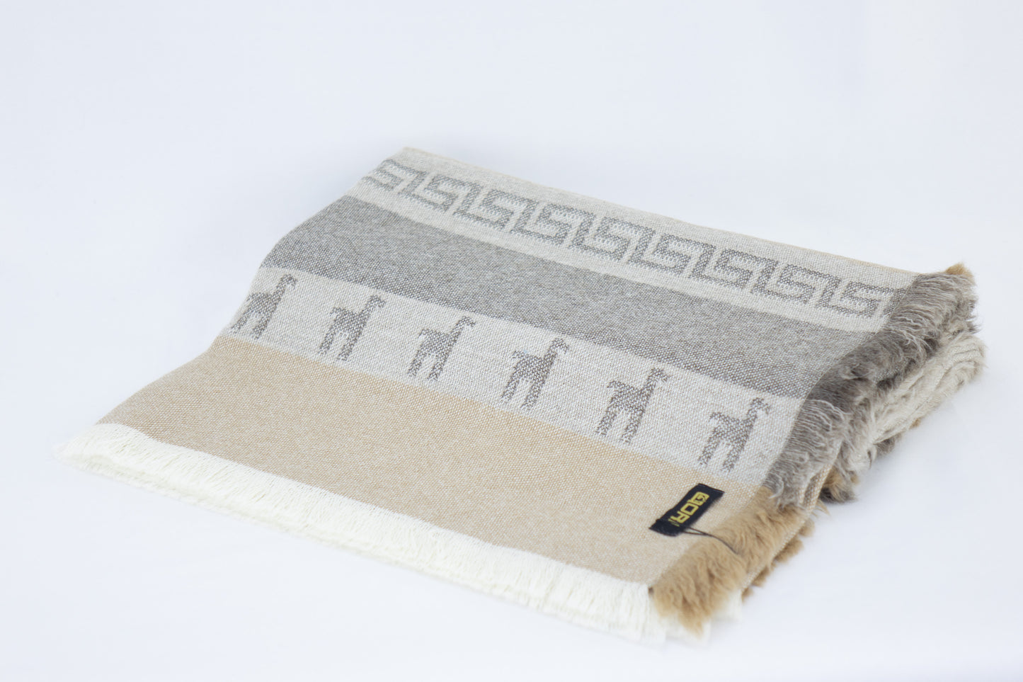 Couverture andine - Bébé alpaga