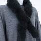 Foulard en fourrure d’alpaga