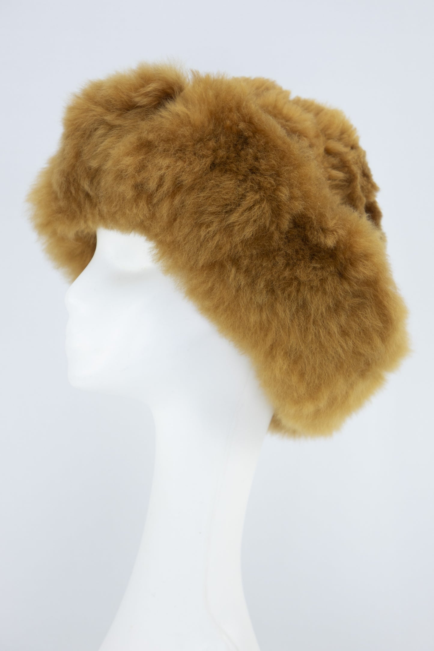 Chapeau en fourrure d'alpaga