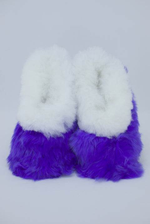 Pantoufles alpaga Suri - Taille 36 EU à 44 EU