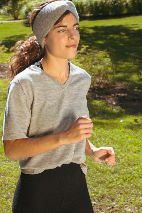 T-Shirt Qori Sport double - collet en V