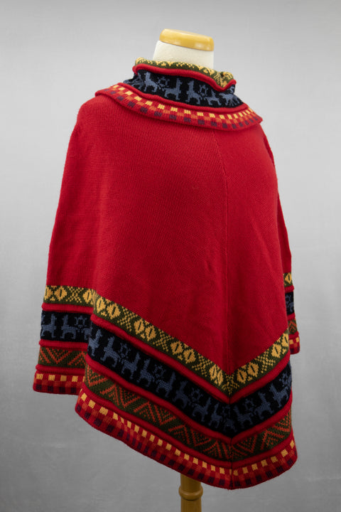 Ponchos avec collet bouffant