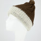 Tuque artisanale réversible avec pompon