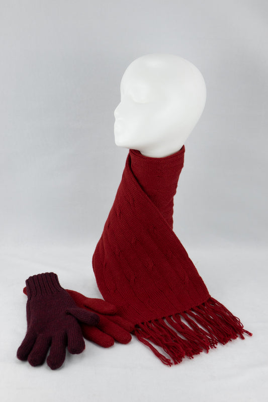 Duo foulard et gants - alpaga
