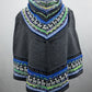 Ponchos avec collet bouffant