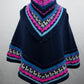 Ponchos avec collet bouffant
