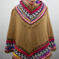 Ponchos avec collet bouffant