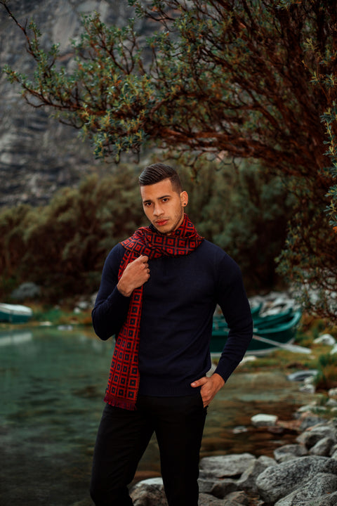 Foulard fin – Alpaga
