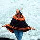 Ponchos avec collet bouffant
