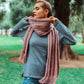 Foulard tressé - bébé alpaga