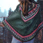 Ponchos avec collet bouffant